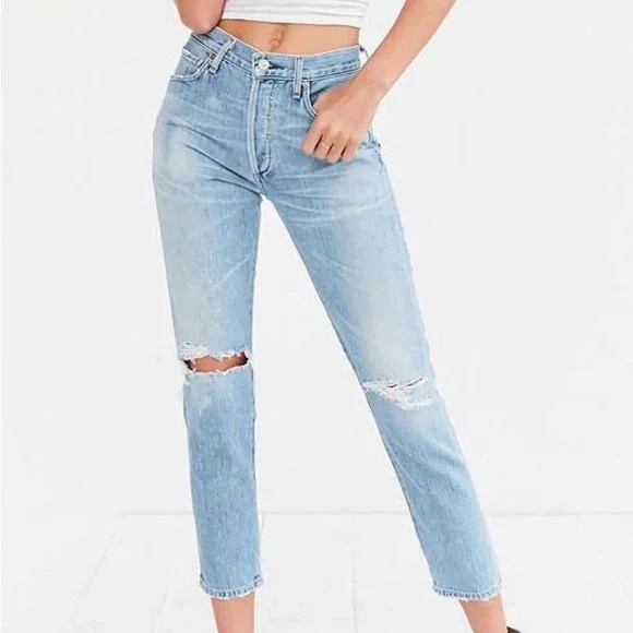 Citizens Of Humanity Light Blue Ankle Jeans - Picture 4 of 4